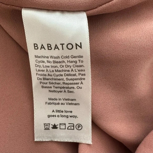 Babaton Everly Camisole V-Neck Old Rose Taupe Women's XS - Picture 10 of 10